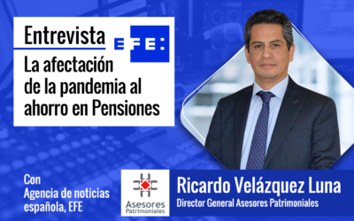 Entrevista Agencia EFE Reducción de las pensiones por la pandemia